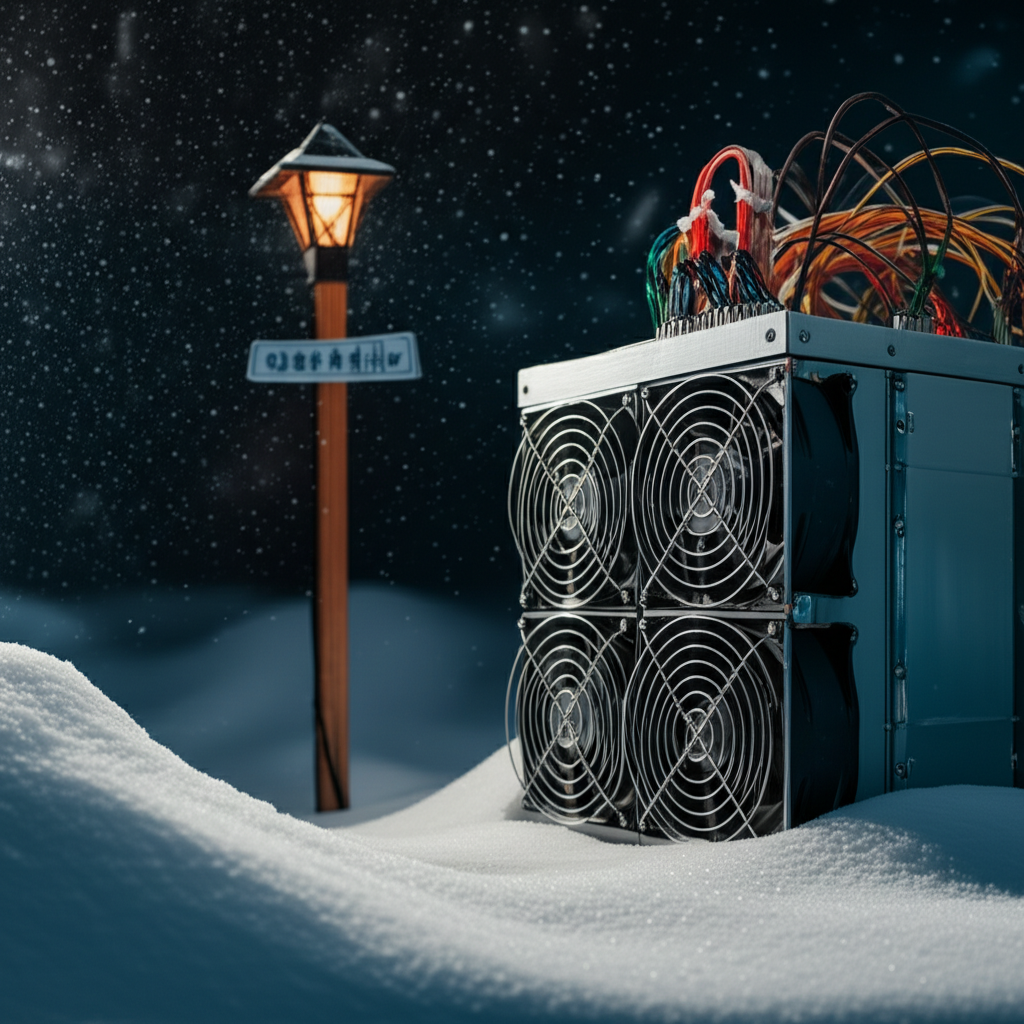 us winter storm weighs bitcoin mining